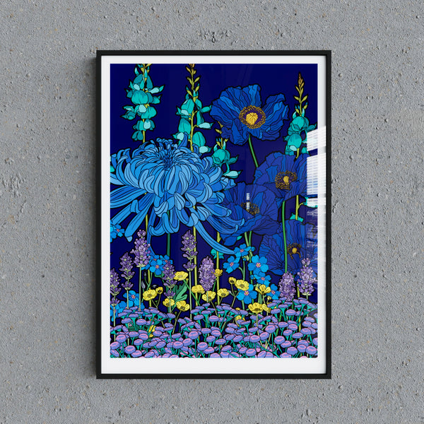 Midnight Chrysanthemum 3 - open edition