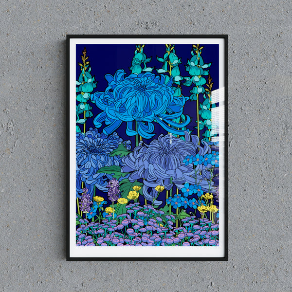 Midnight Chrysanthemum 2 - open edition